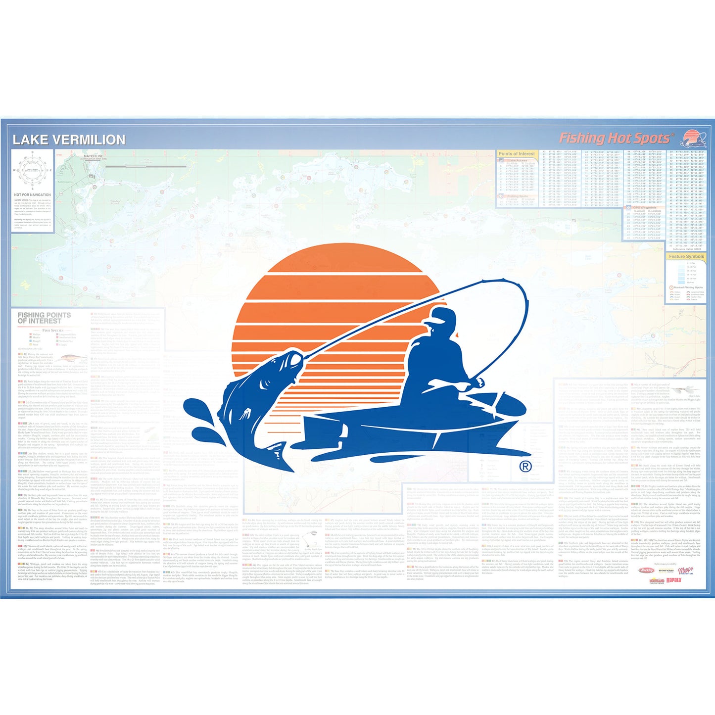 Lake Vermilion Fishing Map