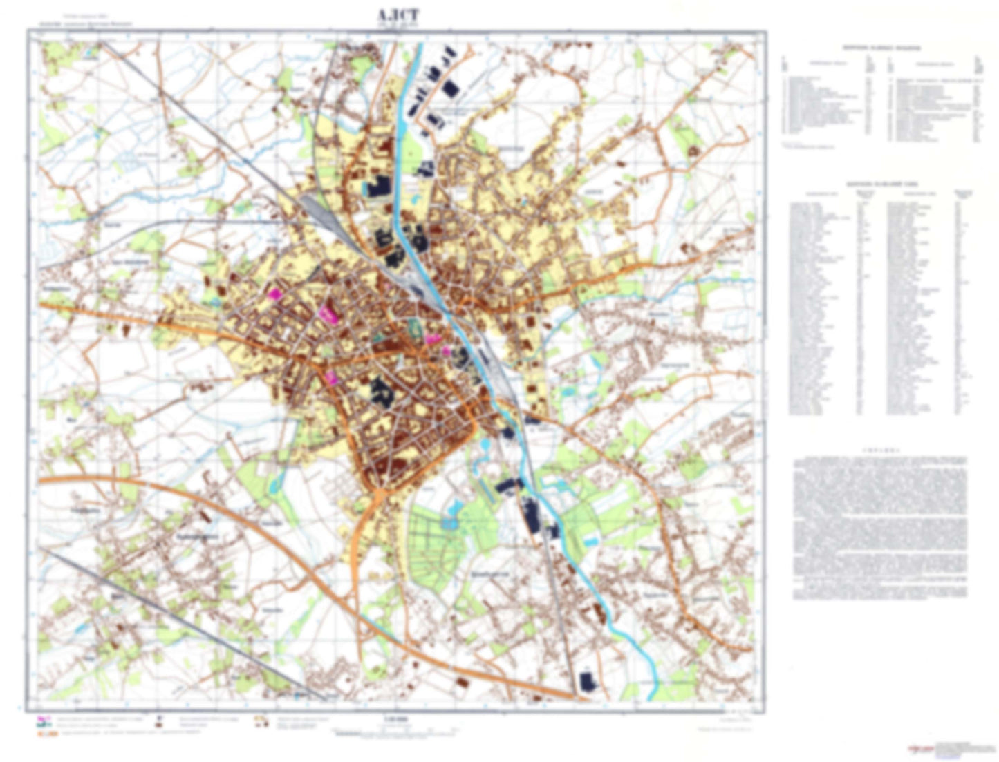 Aalst (Belgium) - Soviet Military City Plans