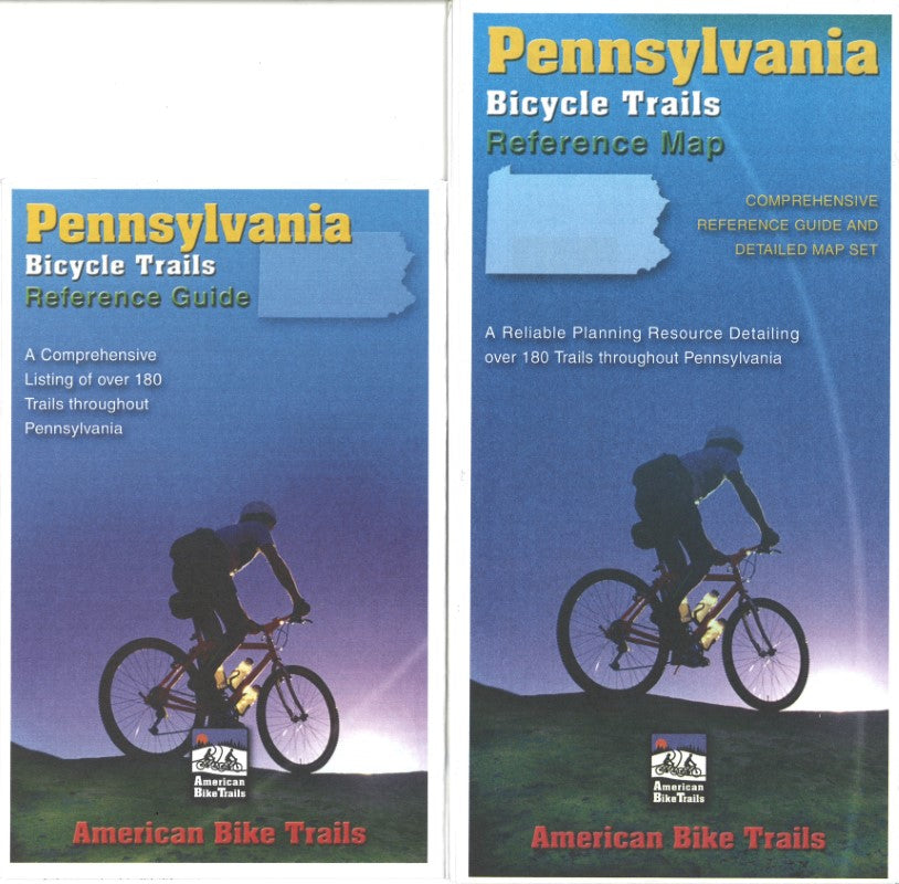 Pennsylvania Bicycle Trails Reference Map & Guide Set