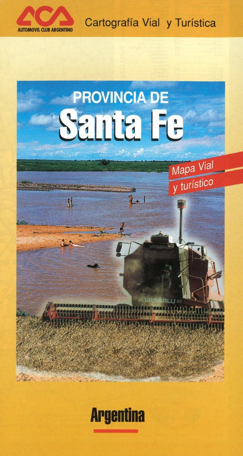 Santa Fe provincial road map