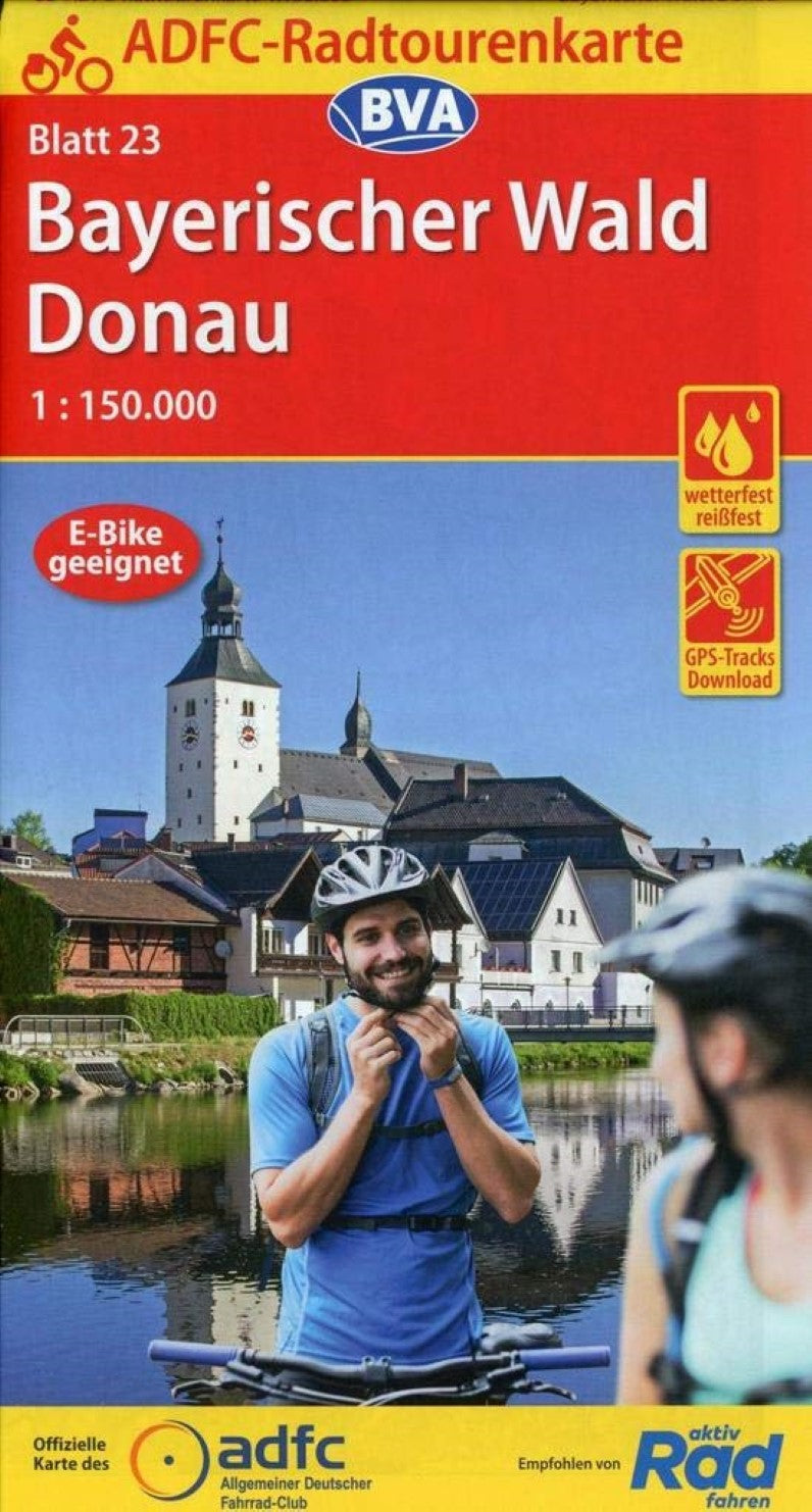 Bayerischer Wald / Donau Germany Cycling Map sheet 23