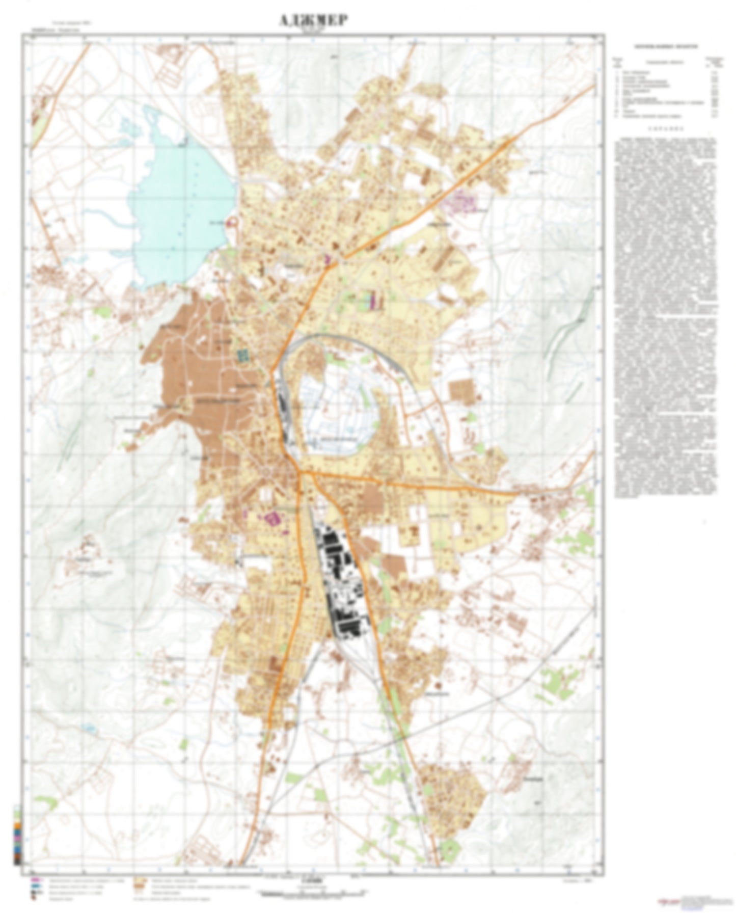 Ajmer (India) - Soviet Military City Plans