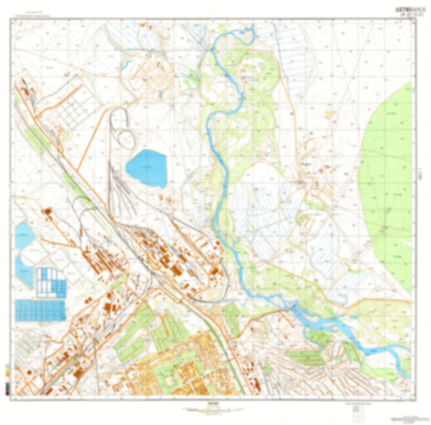 Aktyubinsk 1 (Kazakhstan) - Soviet Military City Plans