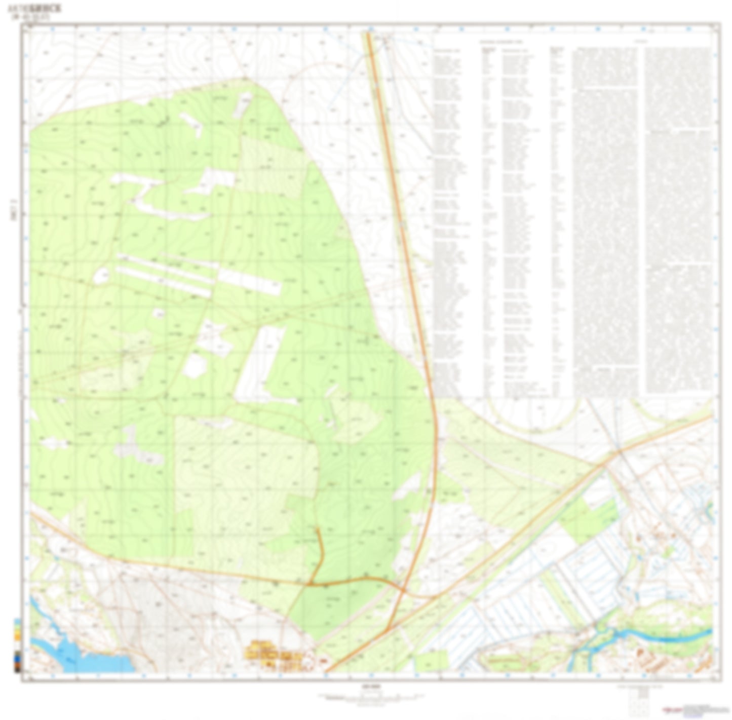 Aktyubinsk 2 (Kazakhstan) - Soviet Military City Plans