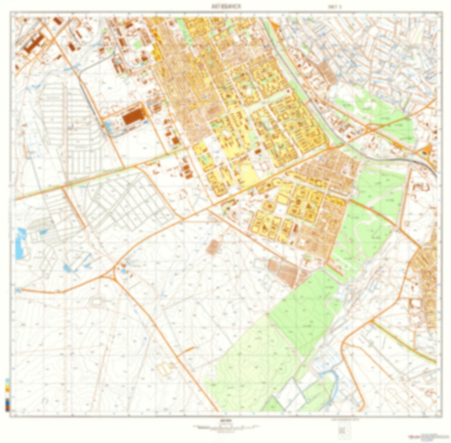 Aktyubinsk 3 (Kazakhstan) - Soviet Military City Plans