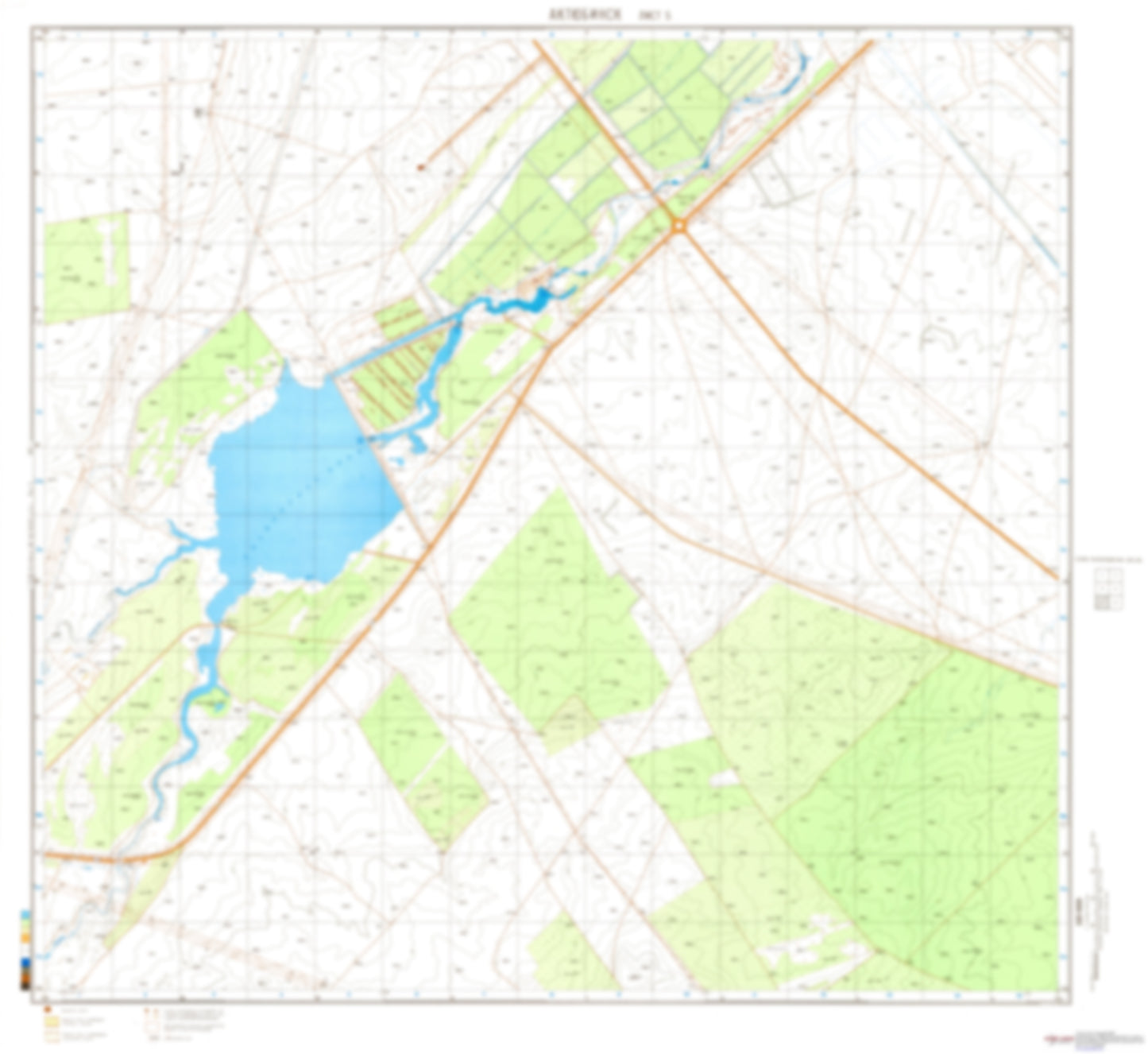 Aktyubinsk 5 (Kazakhstan) - Soviet Military City Plans