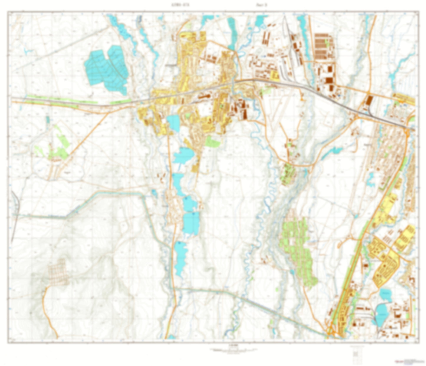 Alma-Ata 3 (Kazakhstan) - Soviet Military City Plans