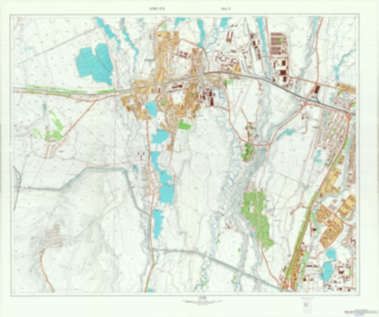 Alma-Ata / Almaty 3 (Kazakhstan) - Soviet Military City Plans