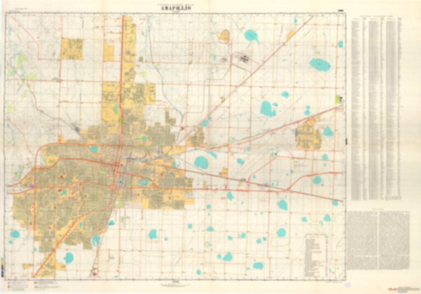 Amarillo, TX (USA) - Soviet Military City Plans