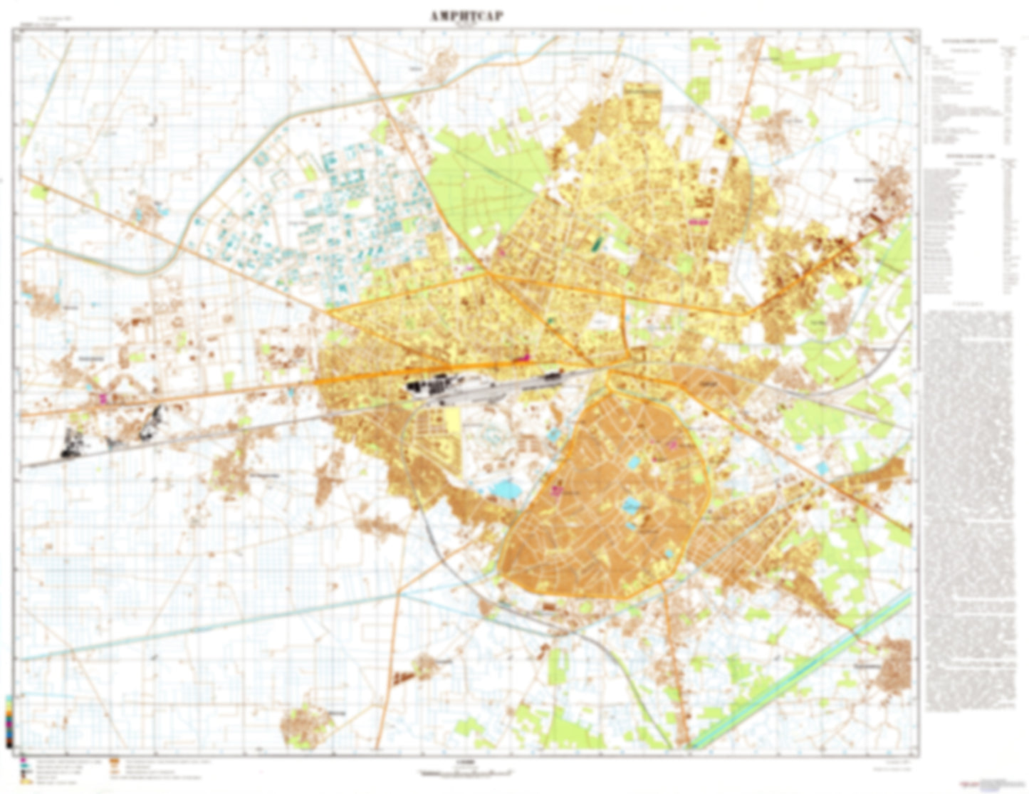 Amritsar (India) - Soviet Military City Plans