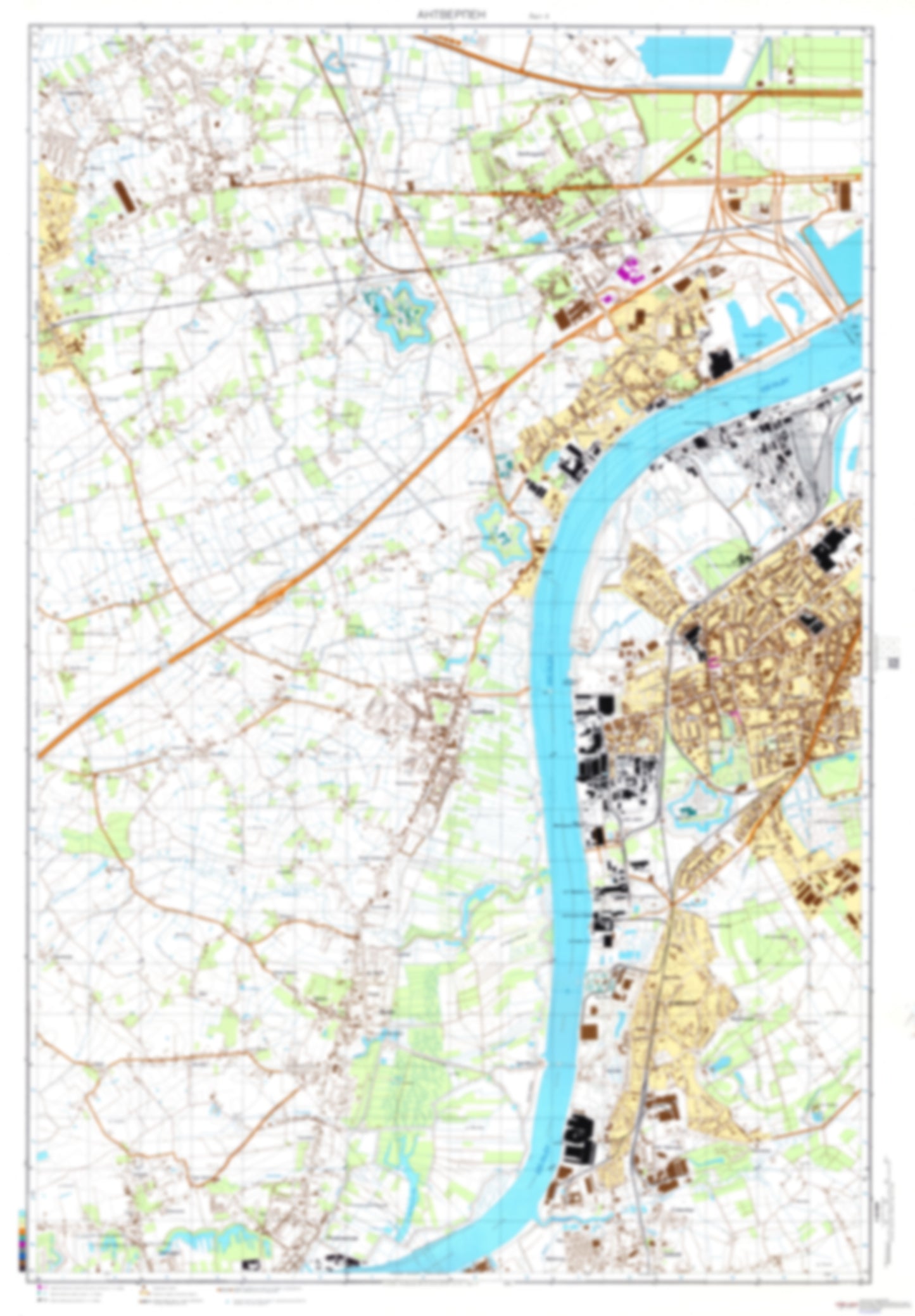 Antwerpen 4 (Belgium) - Soviet Military City Plans