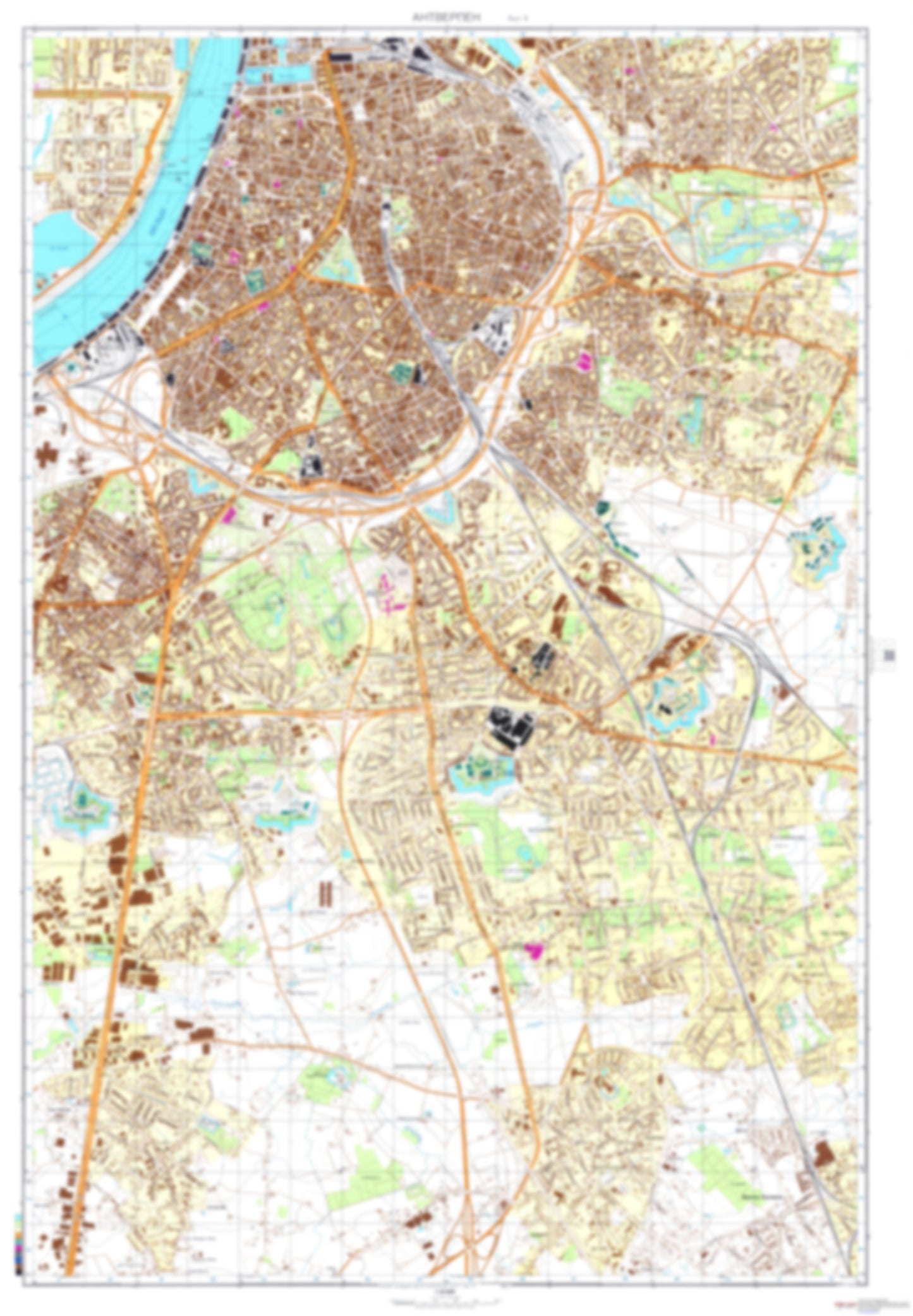 Antwerpen 5 (Belgium) - Soviet Military City Plans