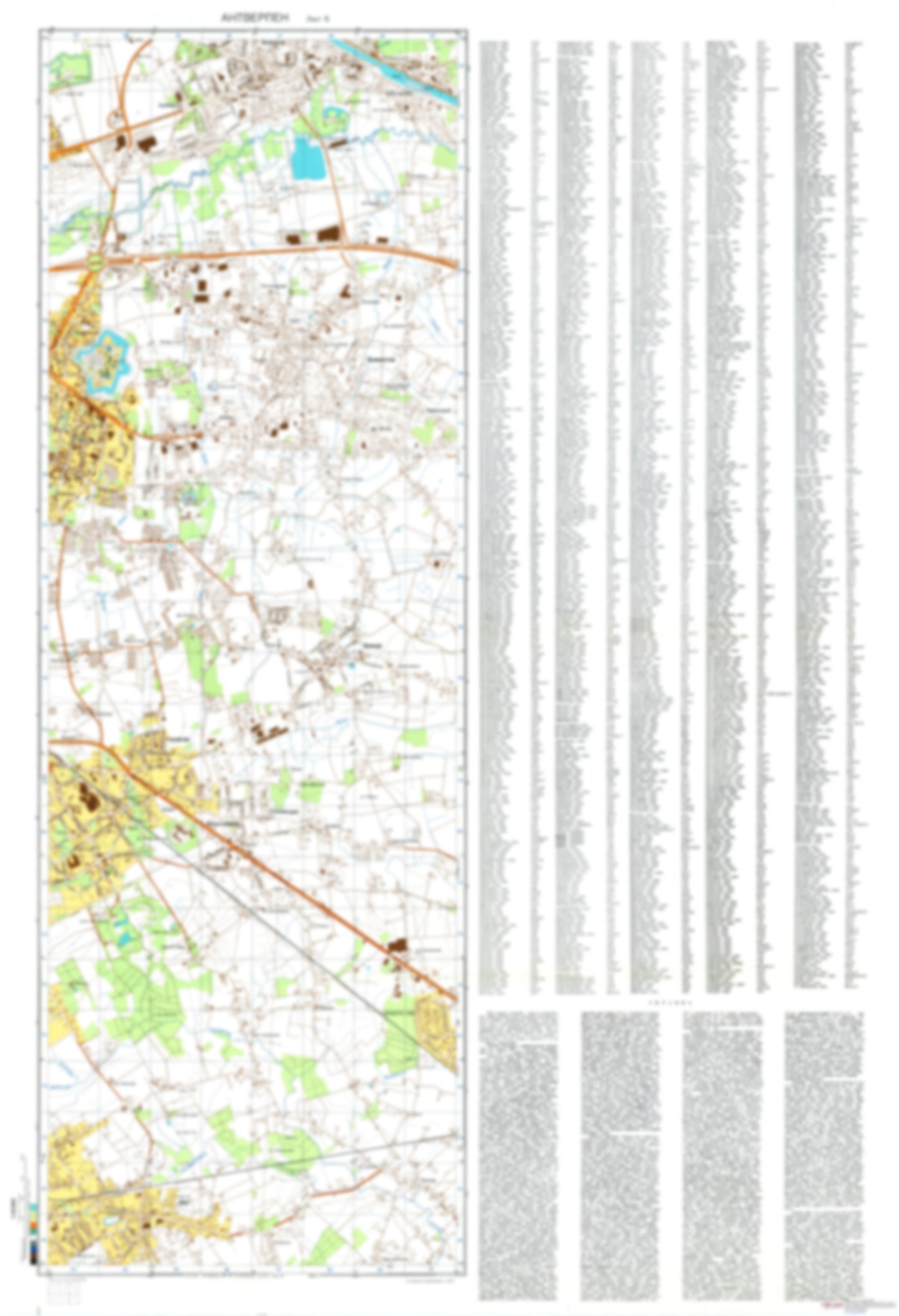 Antwerpen 6 (Belgium) - Soviet Military City Plans