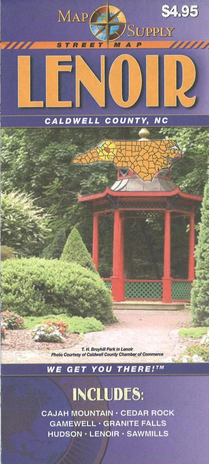 Lenoir : Caldwell County, North Carolina : street map