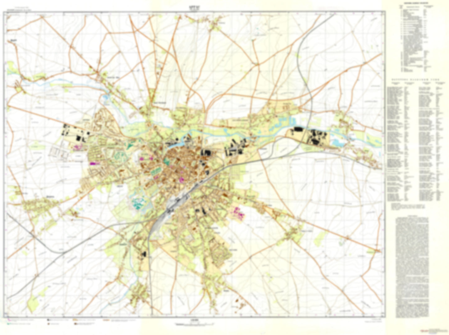 Arras (France) - Soviet Military City Plans