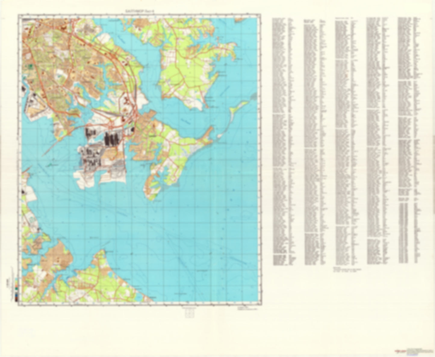 Baltimore, MD 4 (USA) - Soviet Military City Plans