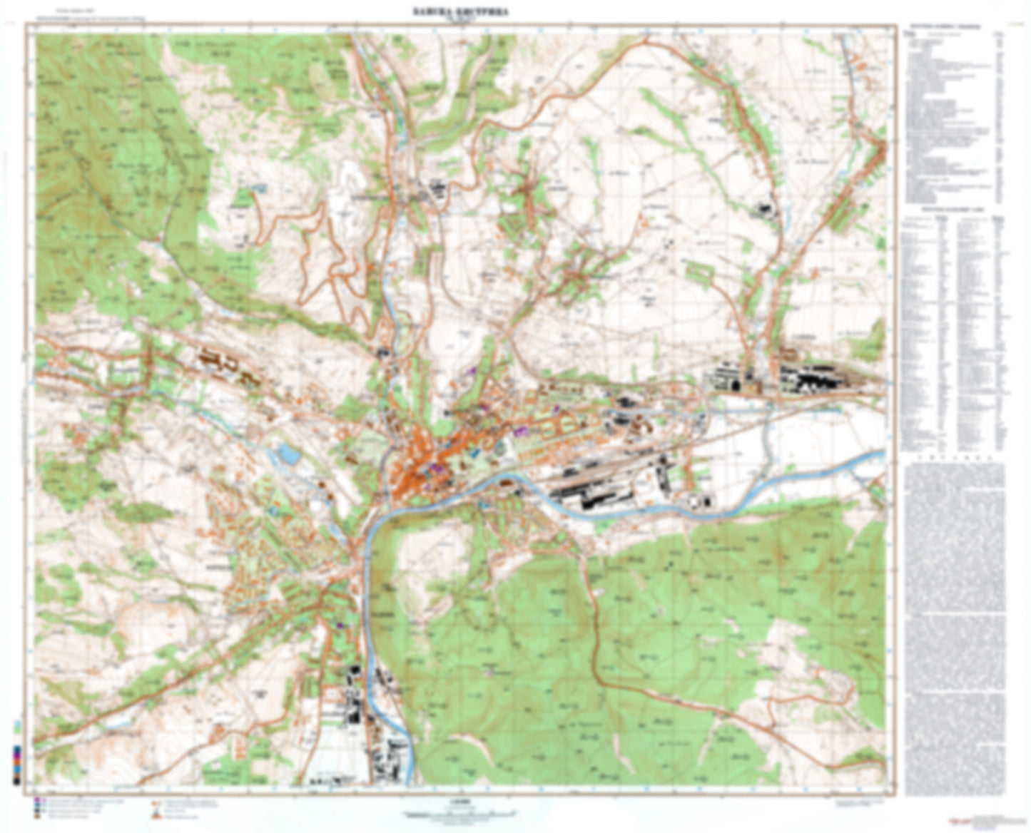Banska Bystrica (Slovakia) - Soviet Military City Plans