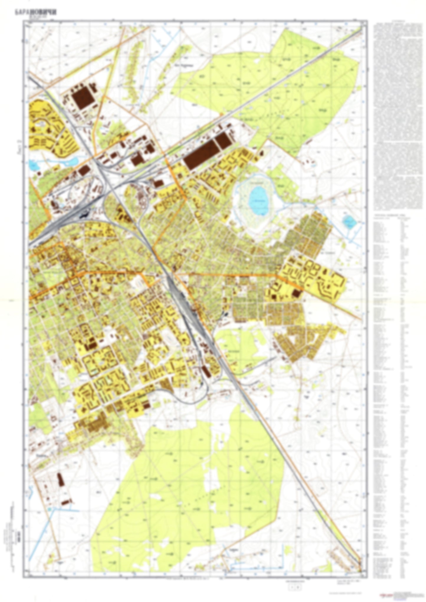 Baranovichi 2 (Belarus) - Soviet Military City Plans