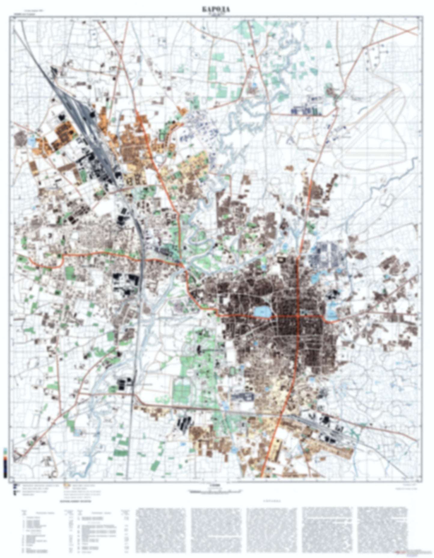 Baroda (India) - Soviet Military City Plans