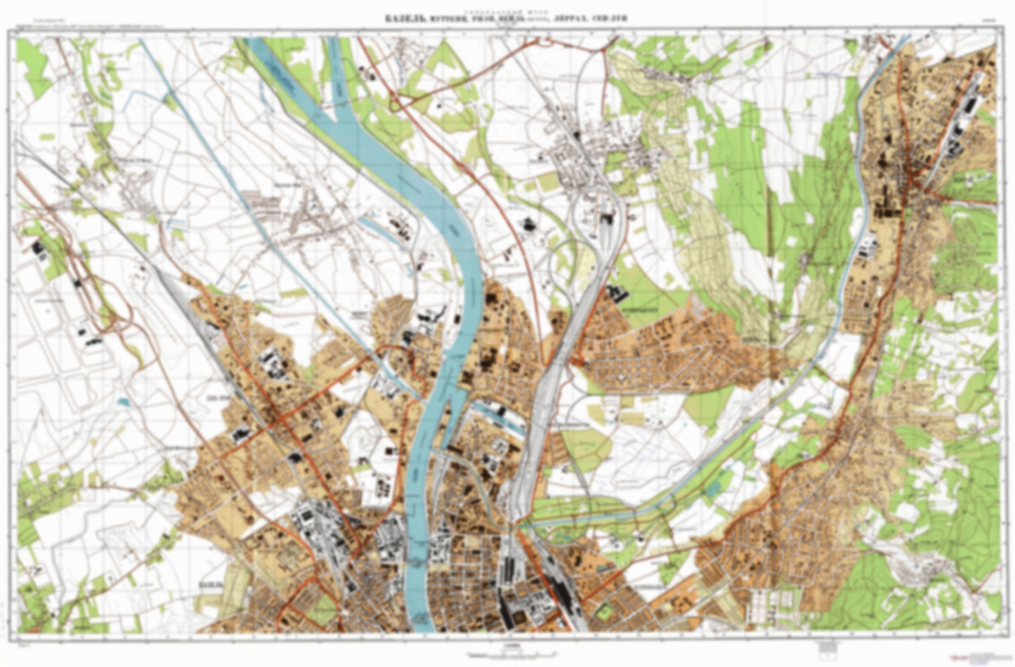 Basel, Muttenz, Weil Am Rhein, Saint-Louis 1 (Switzerland, Germany, France) - Soviet Military City Plans