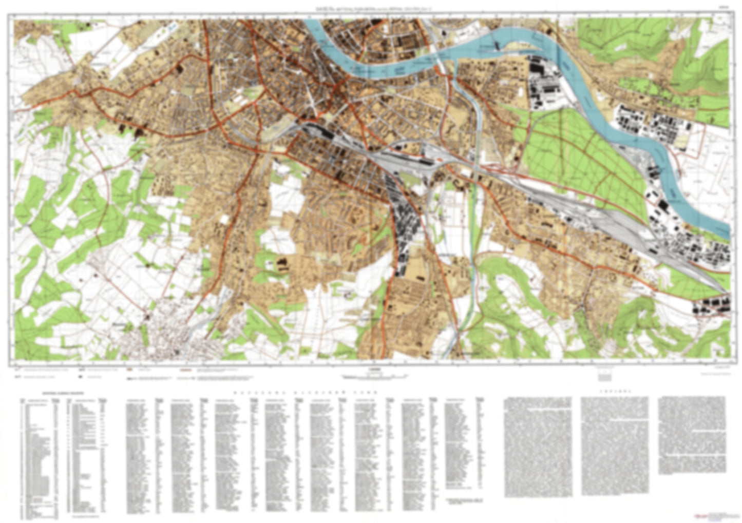 Basel, Muttenz, Weil Am Rhein, Saint-Louis 2 (Switzerland, Germany, France) - Soviet Military City Plans