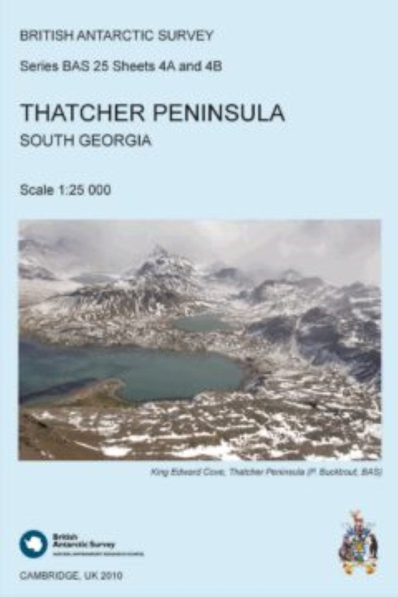 Thatcher Peninsula, South Georgia Map