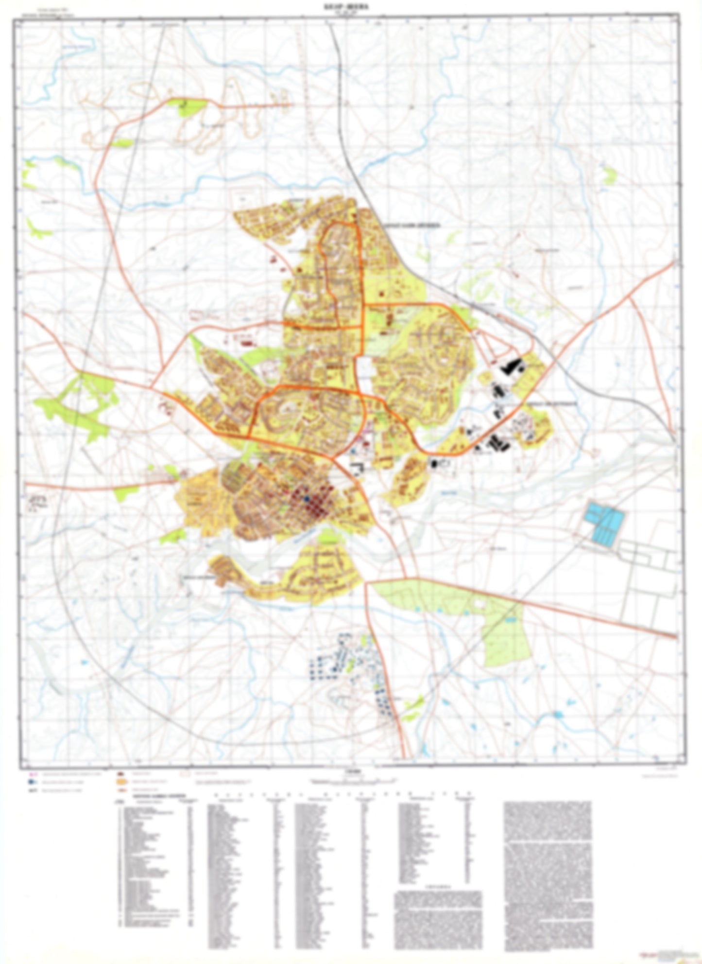Beersheba (Israel) - Soviet Military City Plans