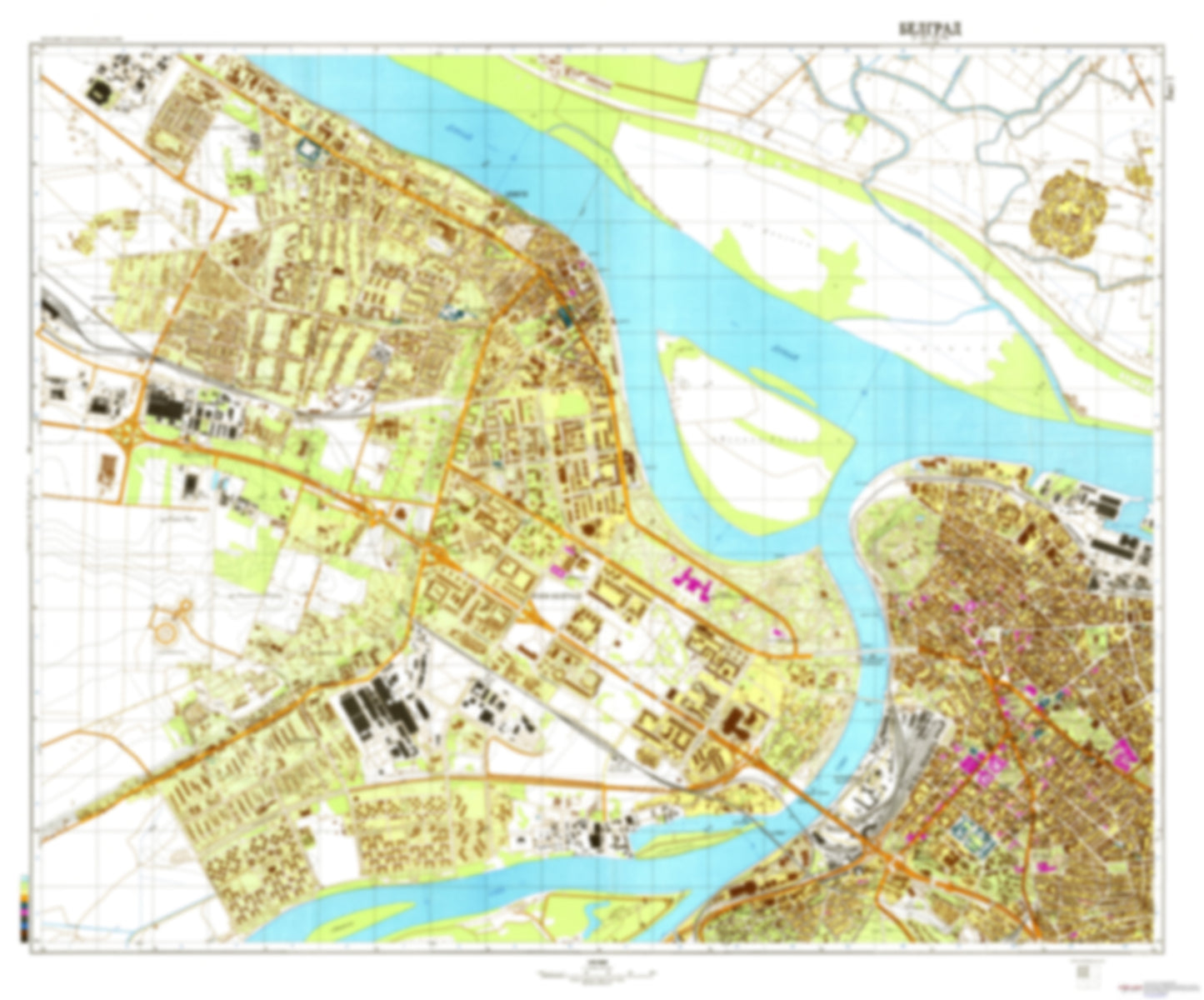 Belgrade 1 (Serbia) - Soviet Military City Plans