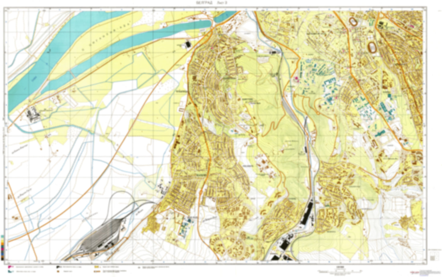 Belgrade 3 (Serbia) - Soviet Military City Plans