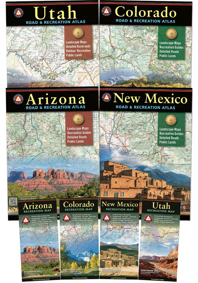 Four Corners Atlas & Map Bundle