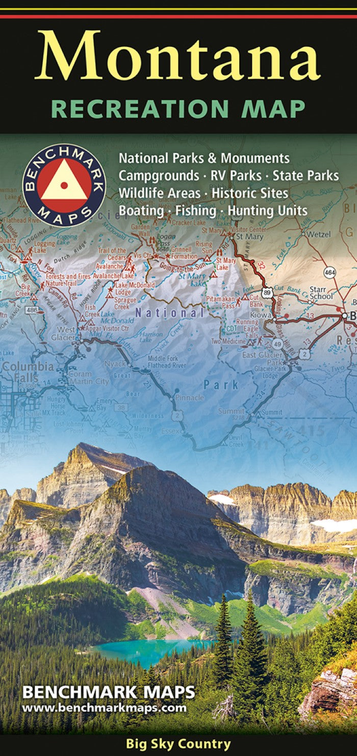 Montana, Big Sky Country, Recreation Map - 2026 Edition