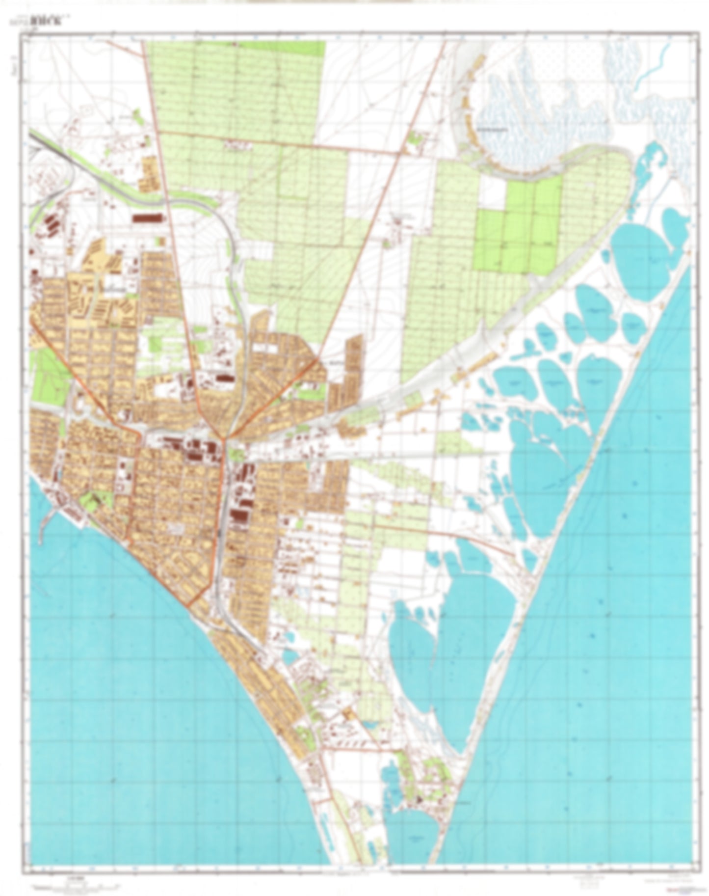 Berdiansk 2 (Ukraine) - Soviet Military City Plans
