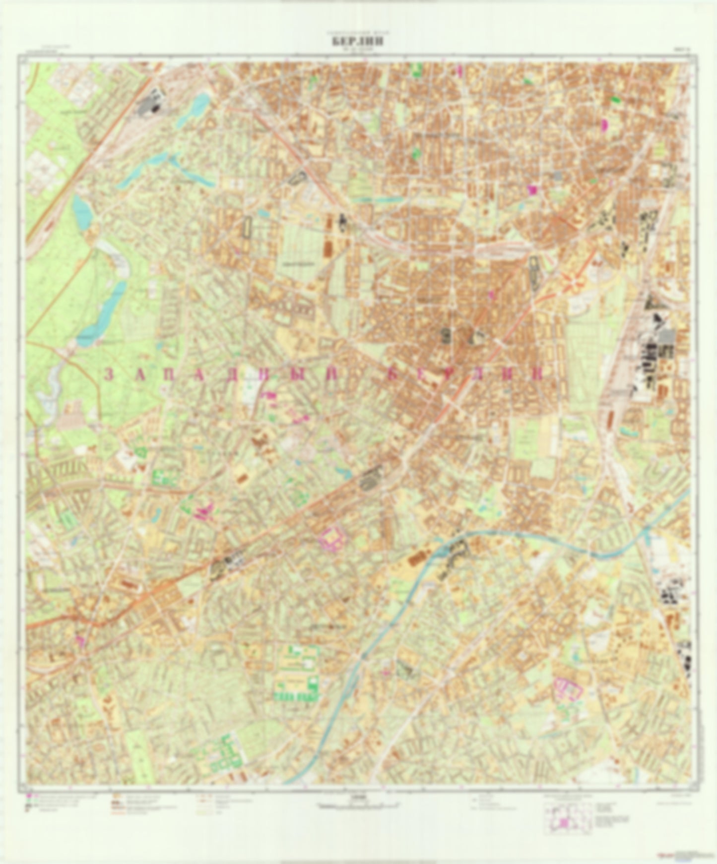 Berlin 15 (Germany) - Soviet Military City Plans