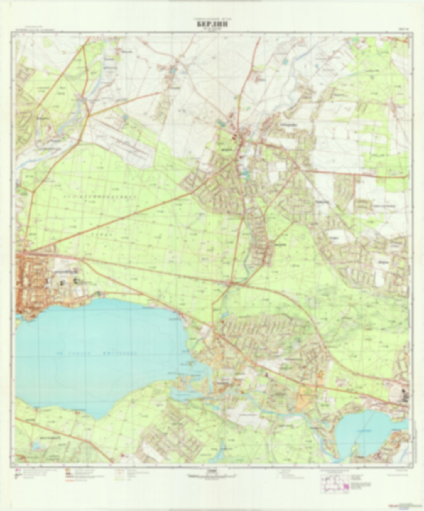 Berlin 18 (Germany) - Soviet Military City Plans