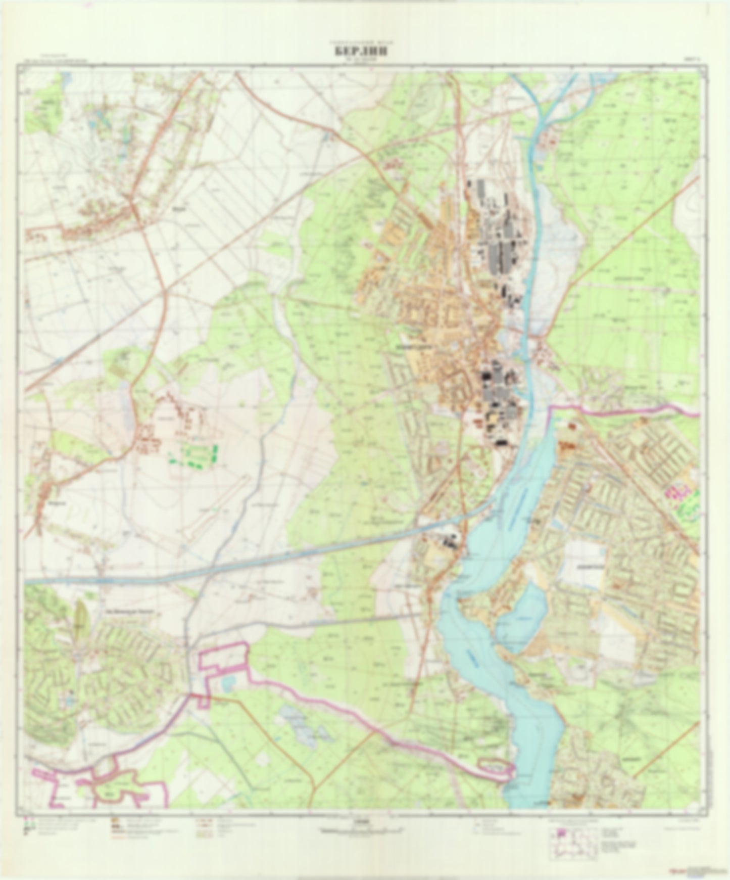 Berlin 2 (Germany) - Soviet Military City Plans