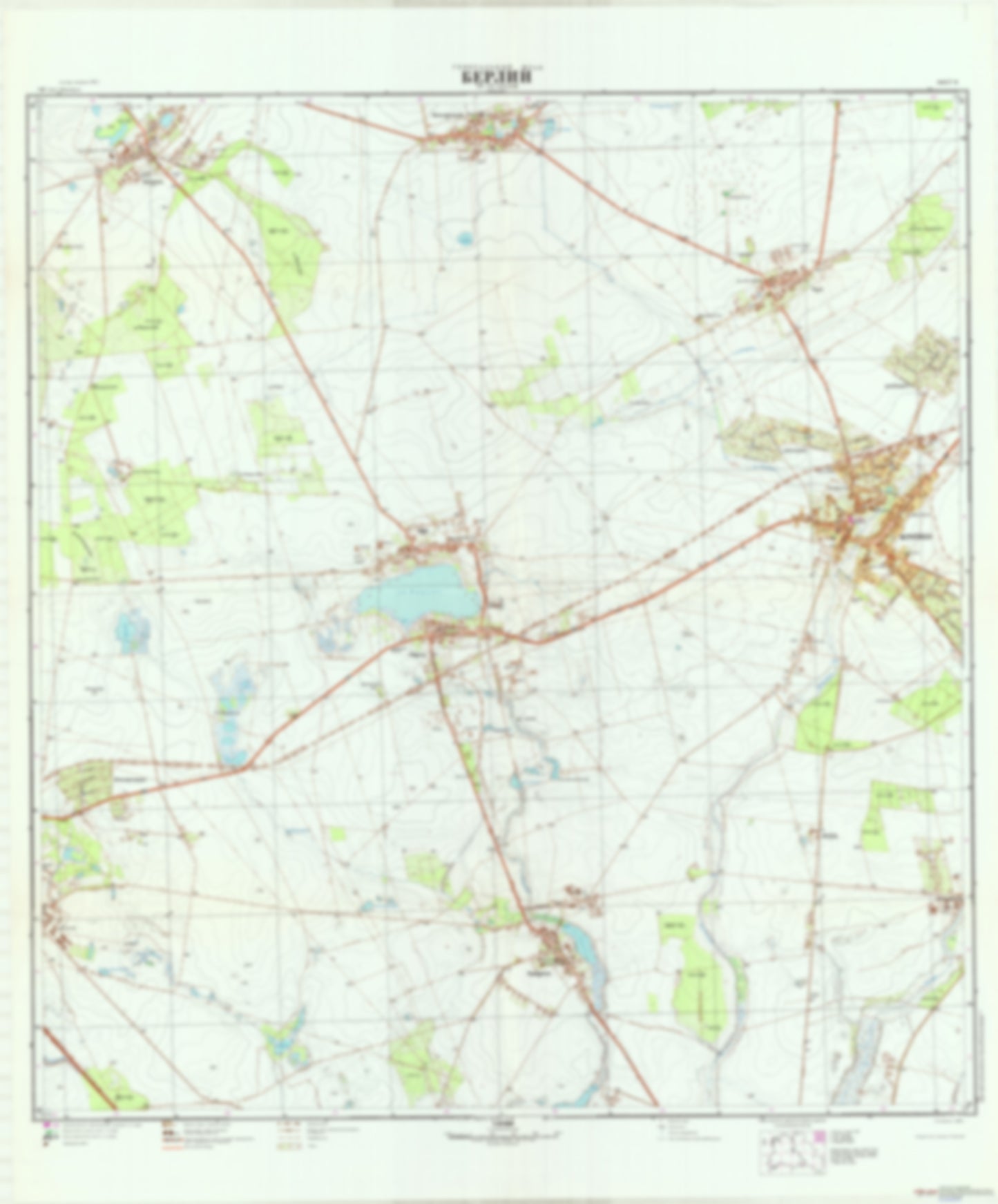 Berlin 6 (Germany) - Soviet Military City Plans
