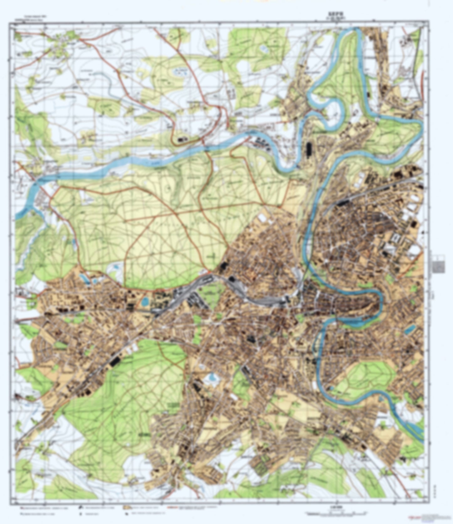 Bern 1 (Switzerland) - Soviet Military City Plans