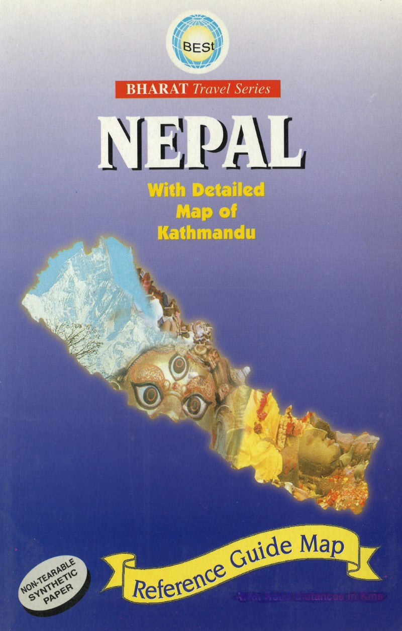Nepal : with detailed map of Kathmandu : reference guide map
