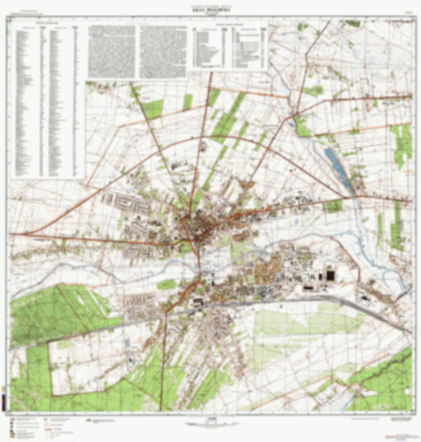Biala Poldska (Poland) - Soviet Military City Plans