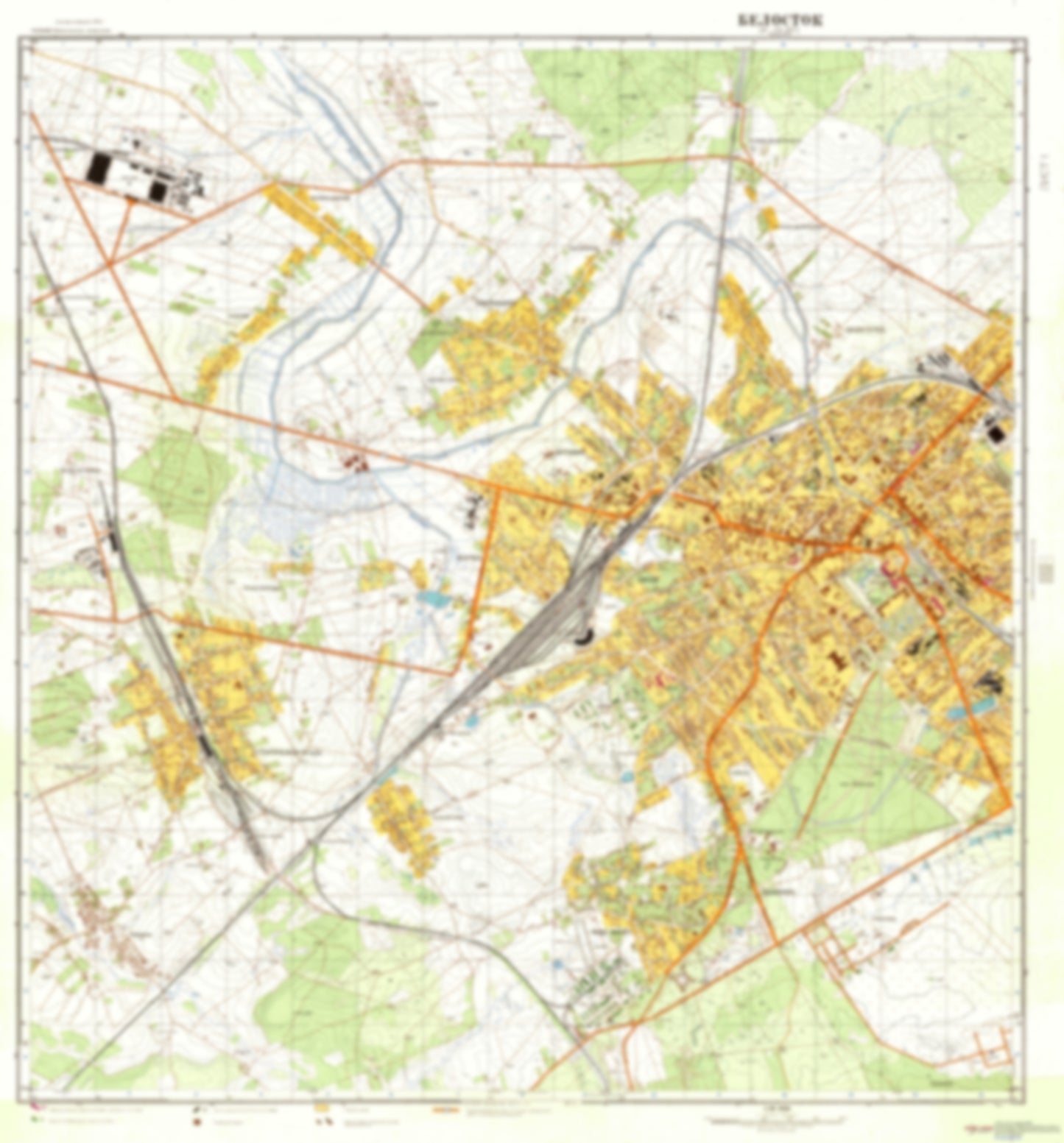 Bialystok 1 (Poland) - Soviet Military City Plans