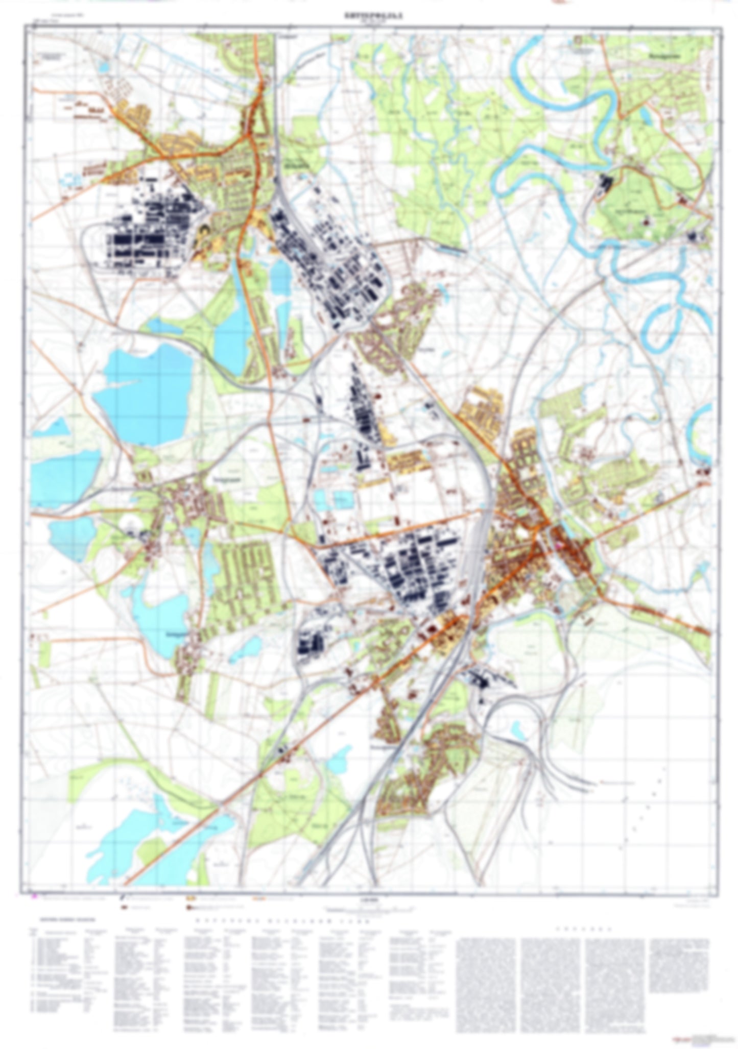 Bitterfeld (Germany) - Soviet Military City Plans
