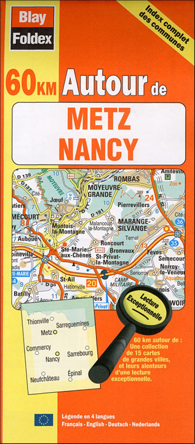 Nancy-Metz Travel Map