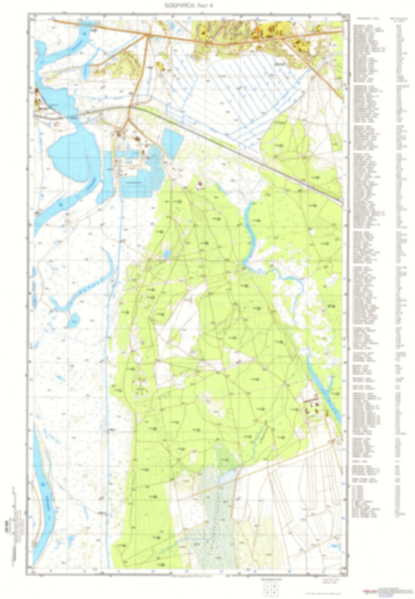 Bobruysk 4 (Belarus) - Soviet Military City Plans