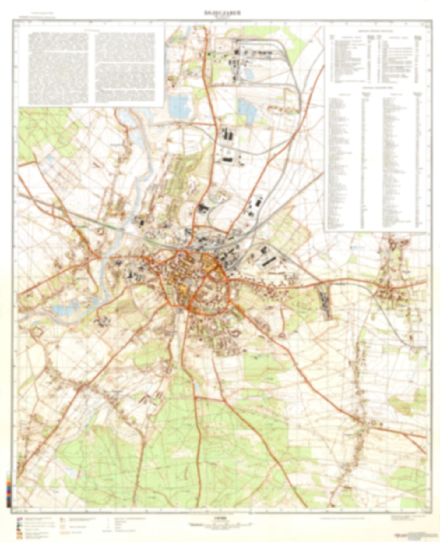 Boleslawiec (Poland) - Soviet Military City Plans