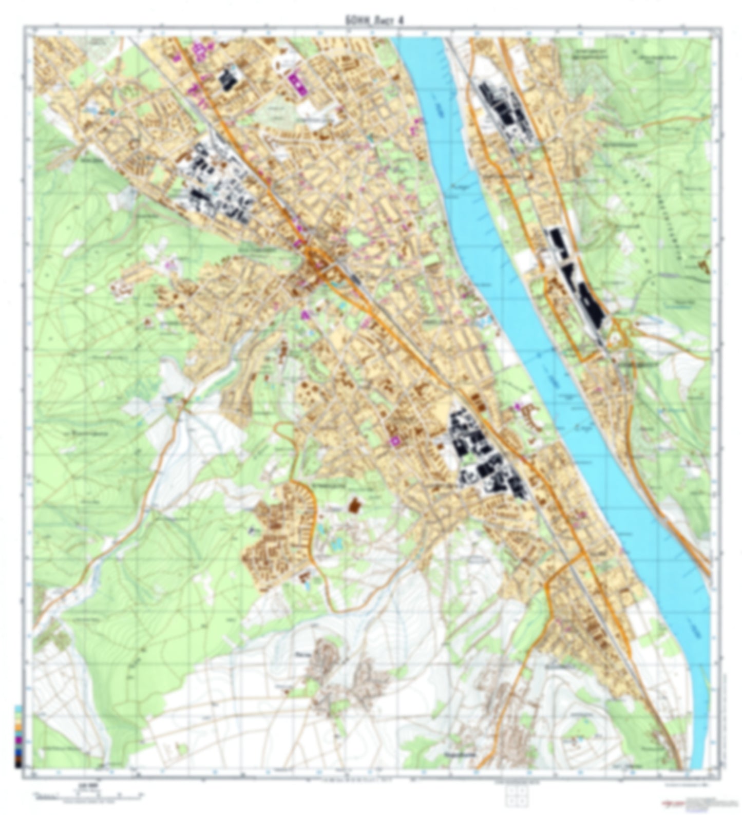 Bonn 4 (Germany) - Soviet Military City Plans