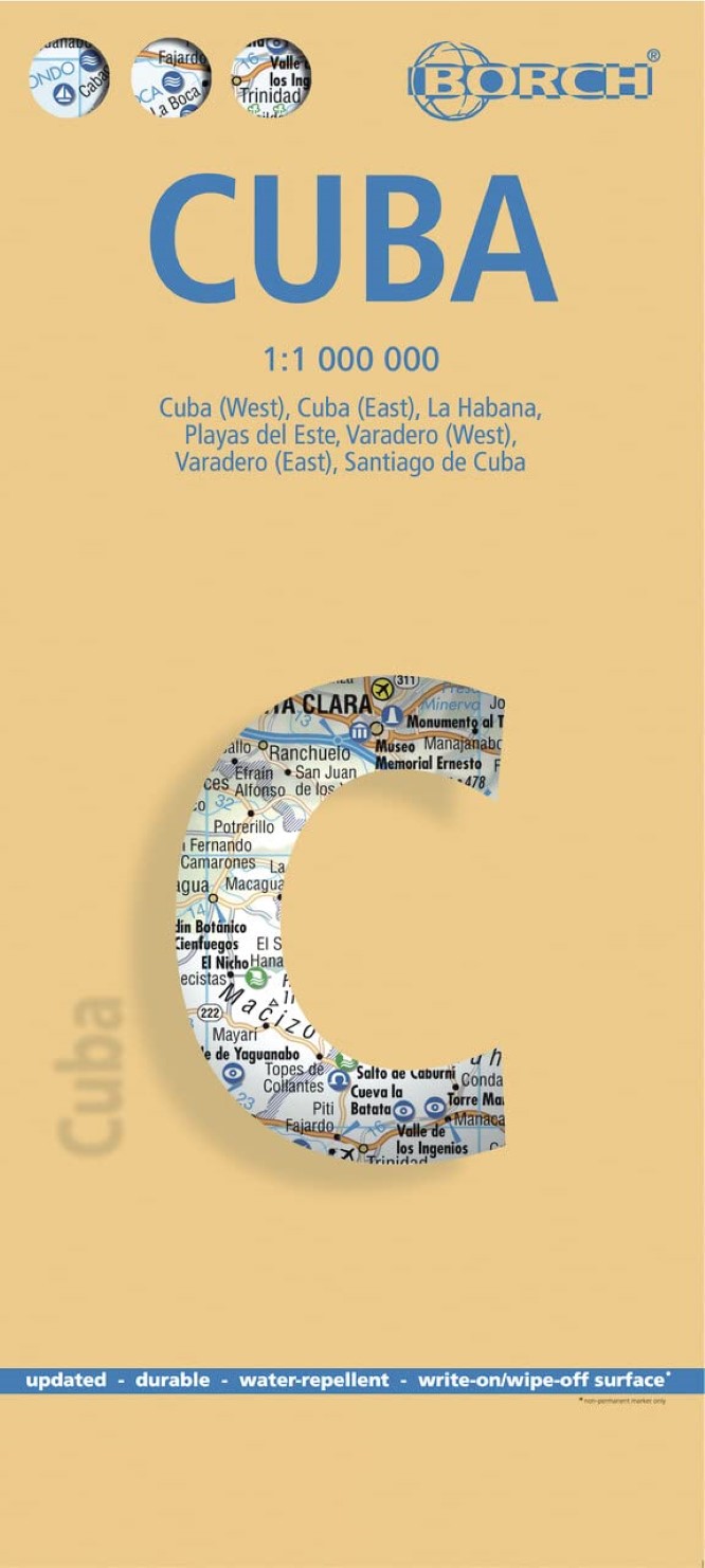 Cuba : 1:1,000,000 Road Map