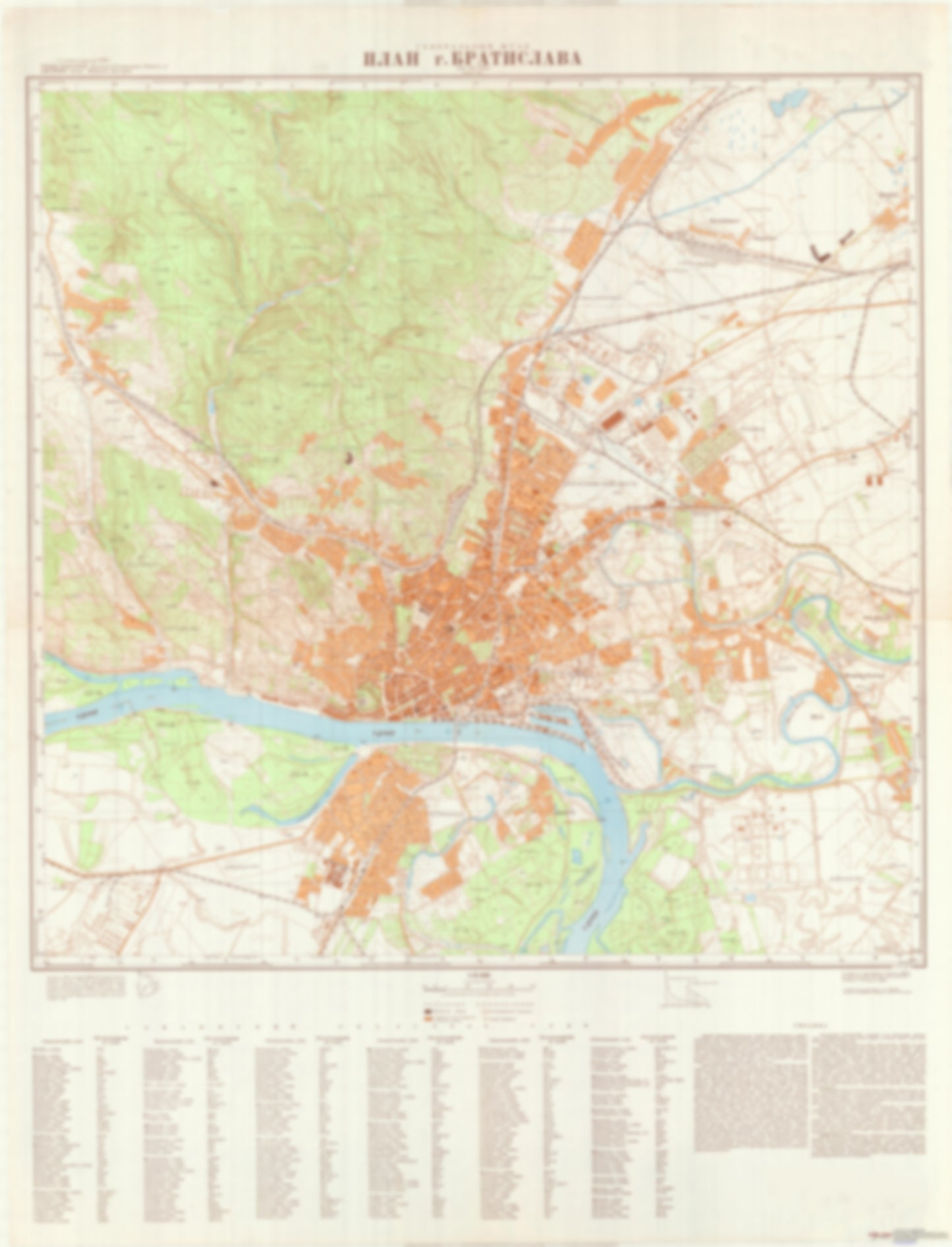 Bratislava (Slovakia) - Soviet Military City Plans