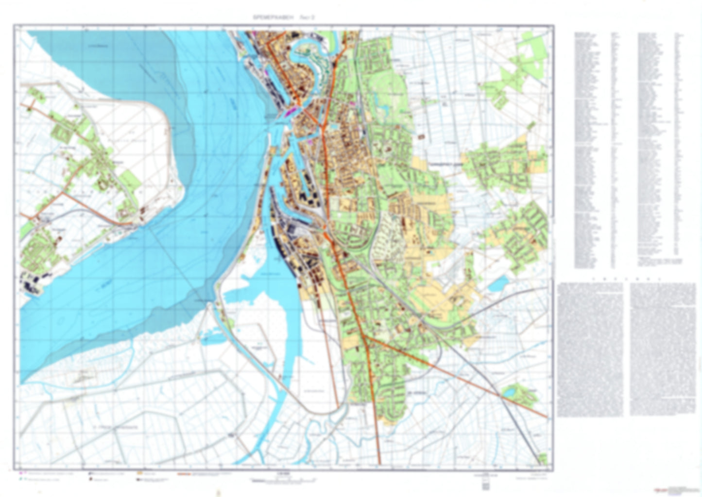 Bremerhaven 2 (Germany) - Soviet Military City Plans