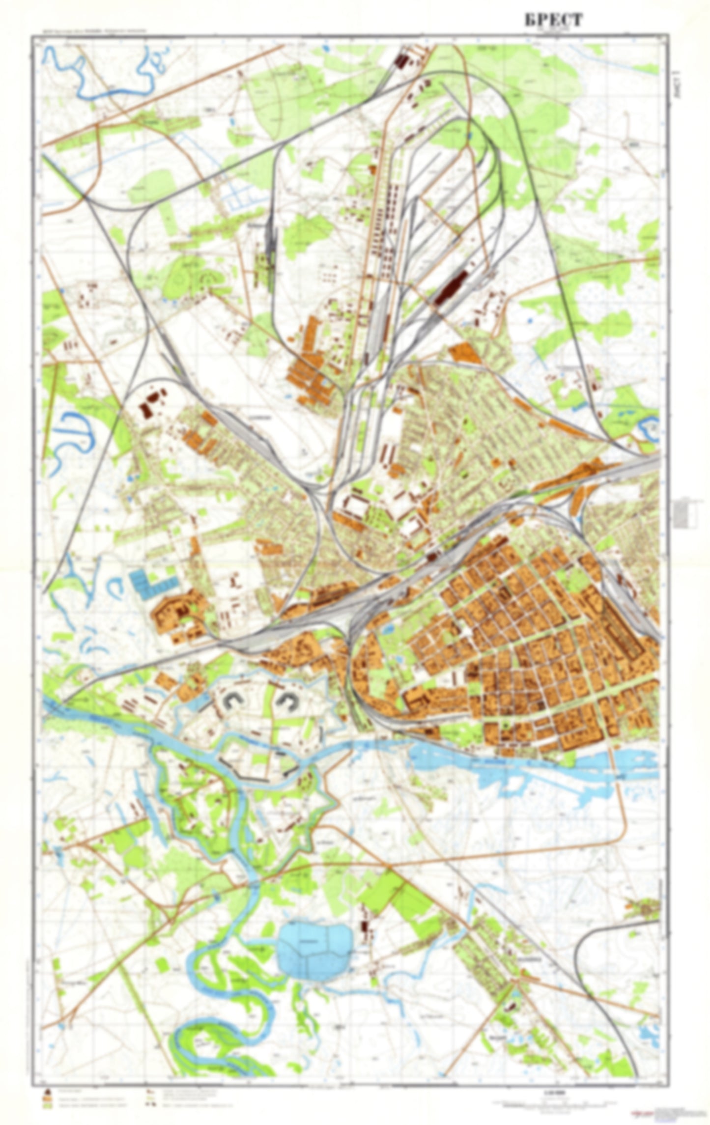 Brest 1 (Belarus) - Soviet Military City Plans