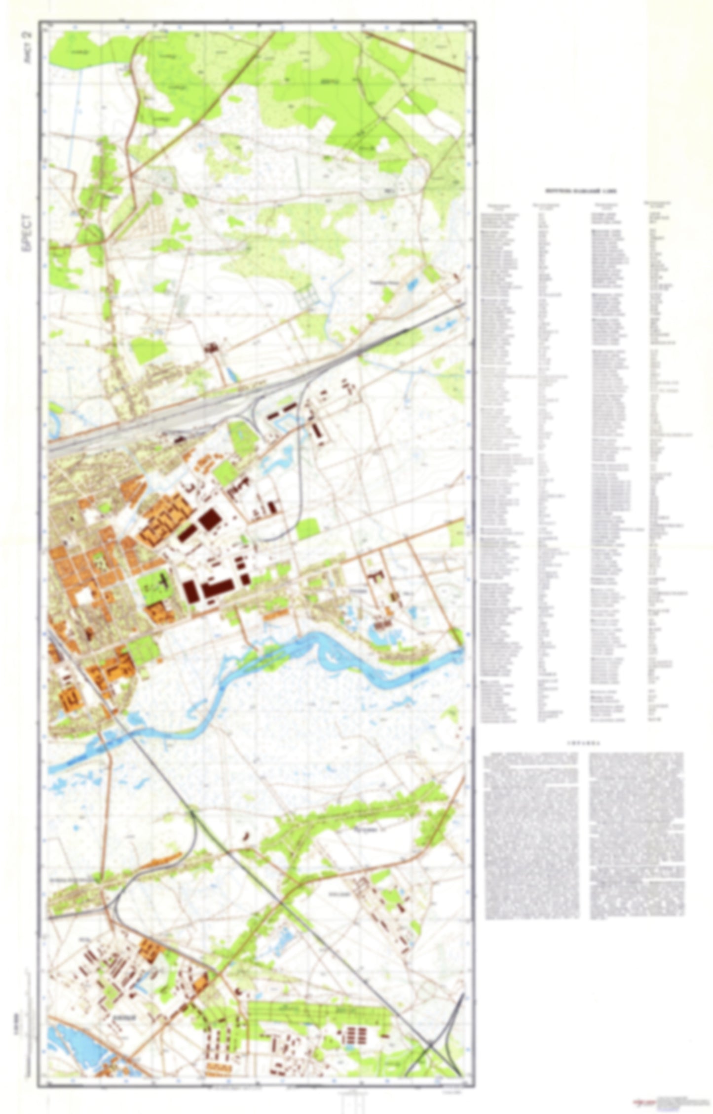 Brest 2 (Belarus) - Soviet Military City Plans